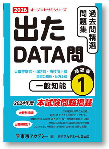 大卒程度公務員試験 出たDATA問